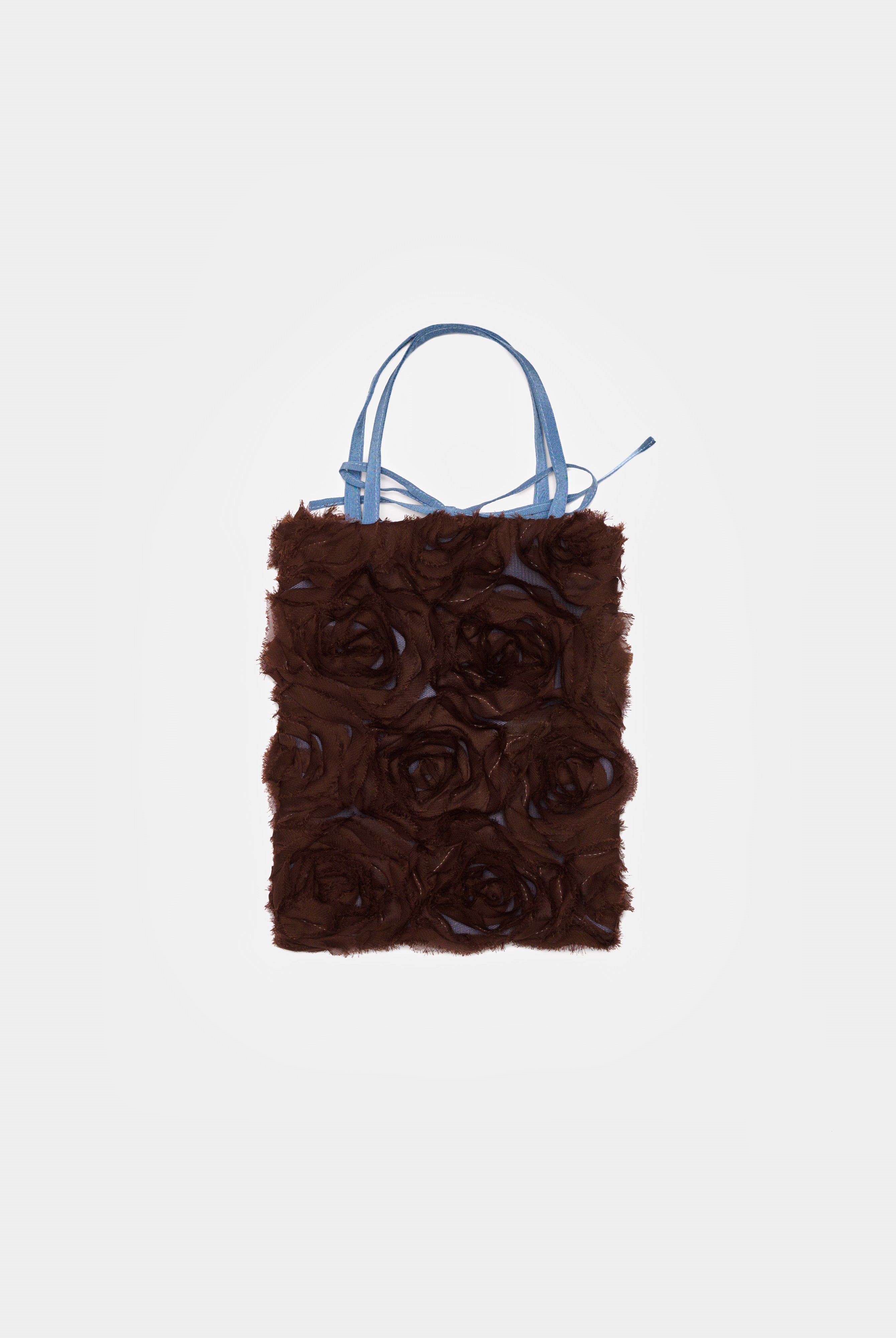 Agata Bag Rose Blue in tessuto Amimi Milano