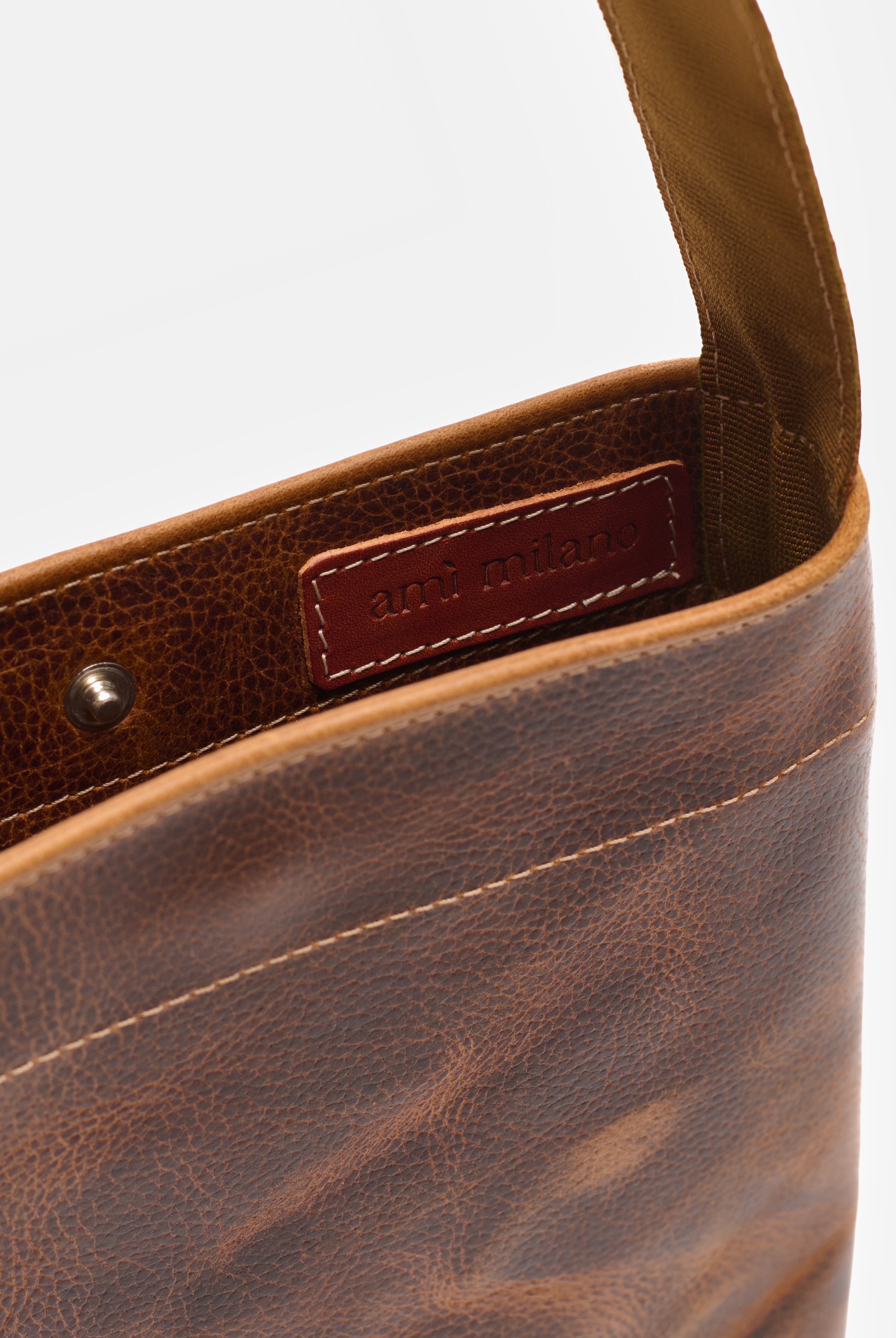 Lea Bag Toasted Leather in pelle Amimi Milano