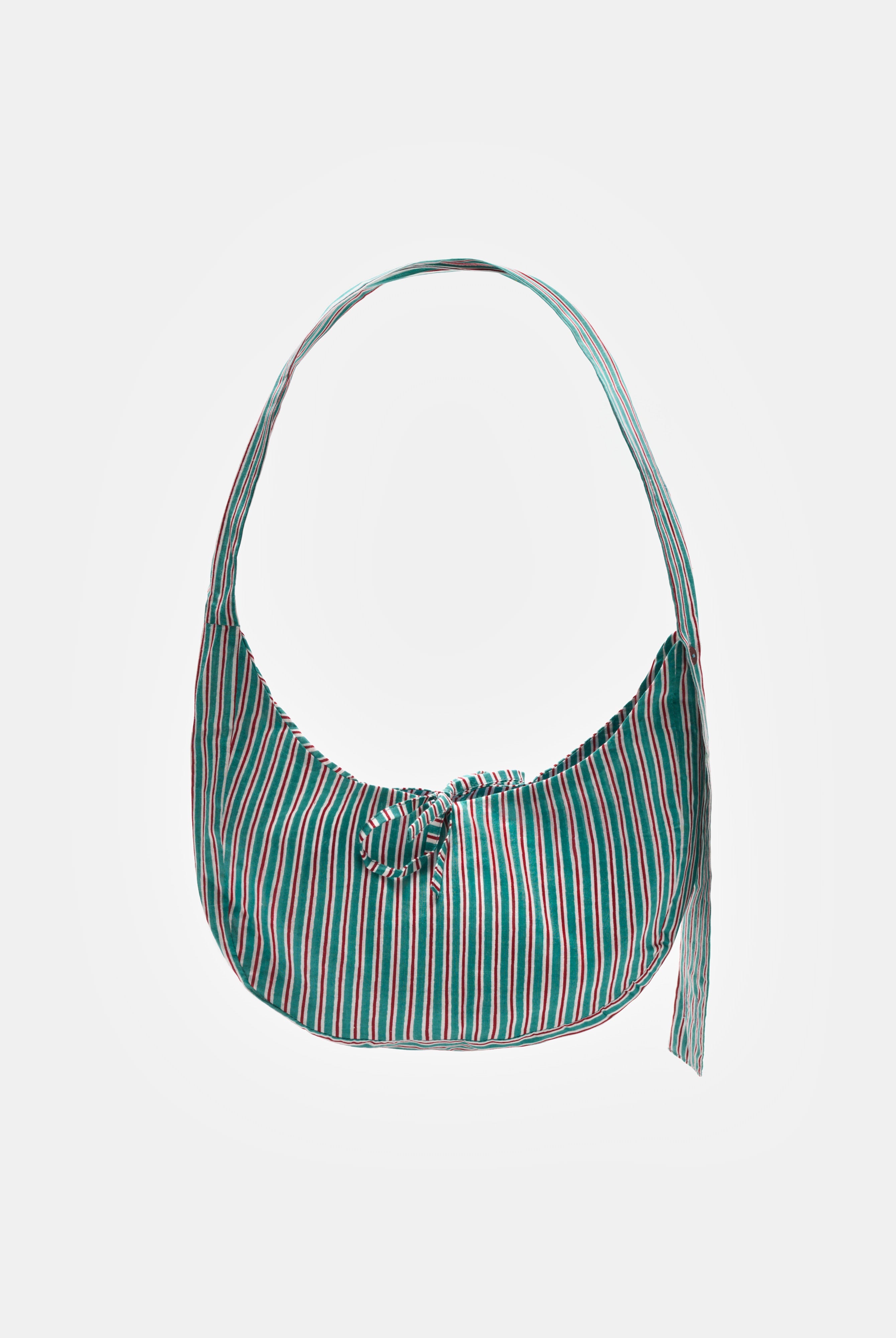 Nina Bag Petrol Blue in cotone Amimi Milano