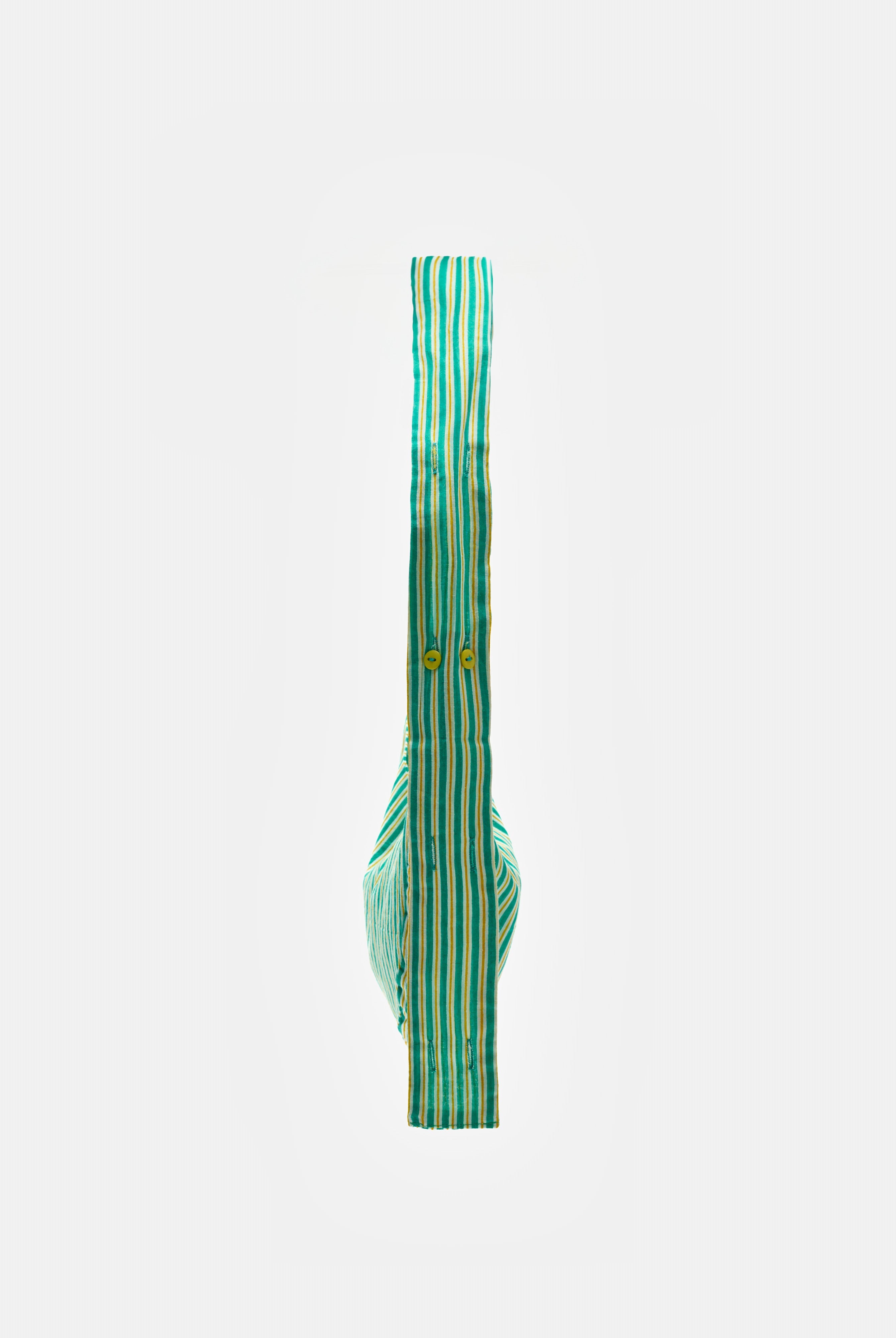Nina Bag Stripes Mint in cotone Amimi Milano