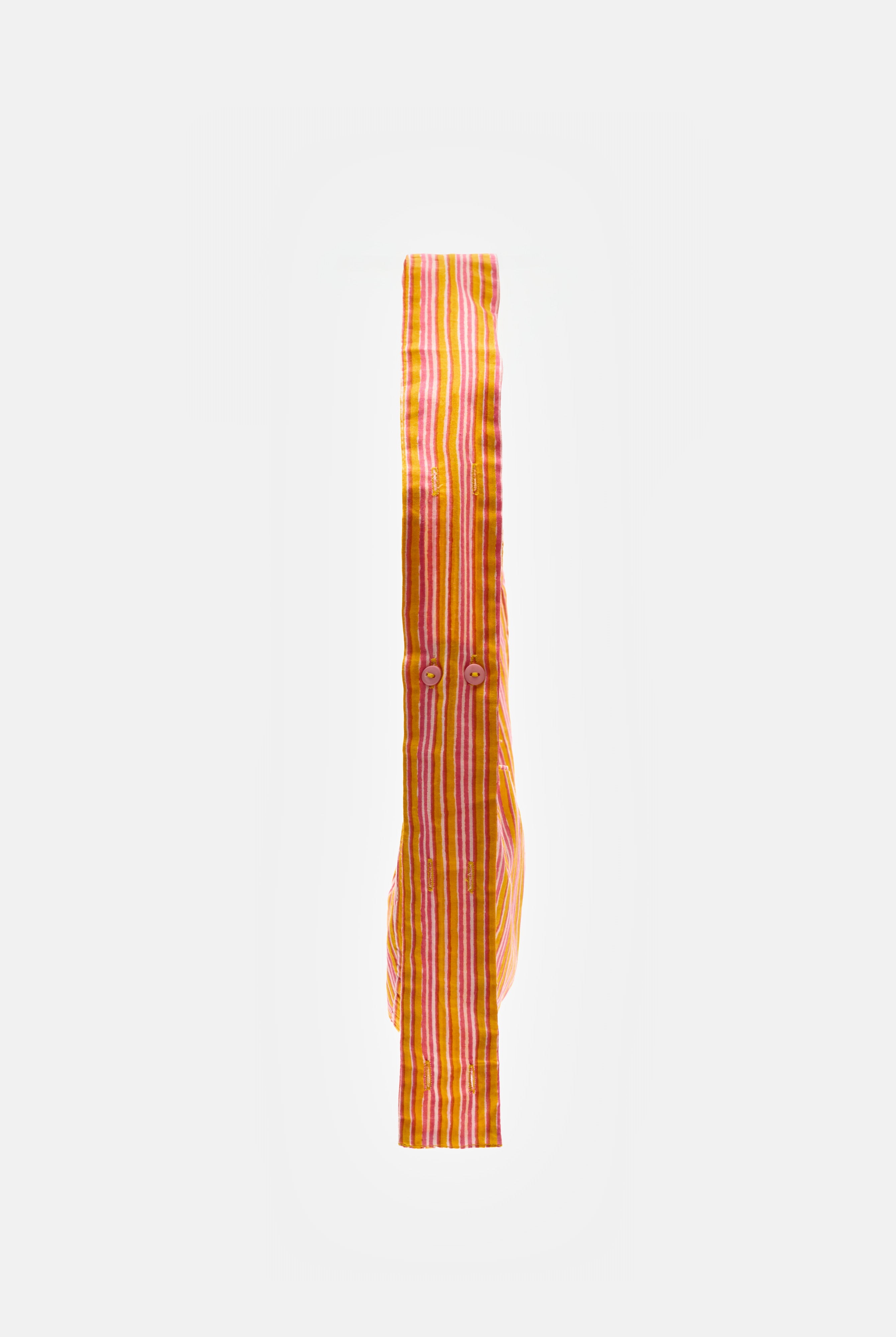 Nina Bag Stripes Peach in cotone Amimi Milano
