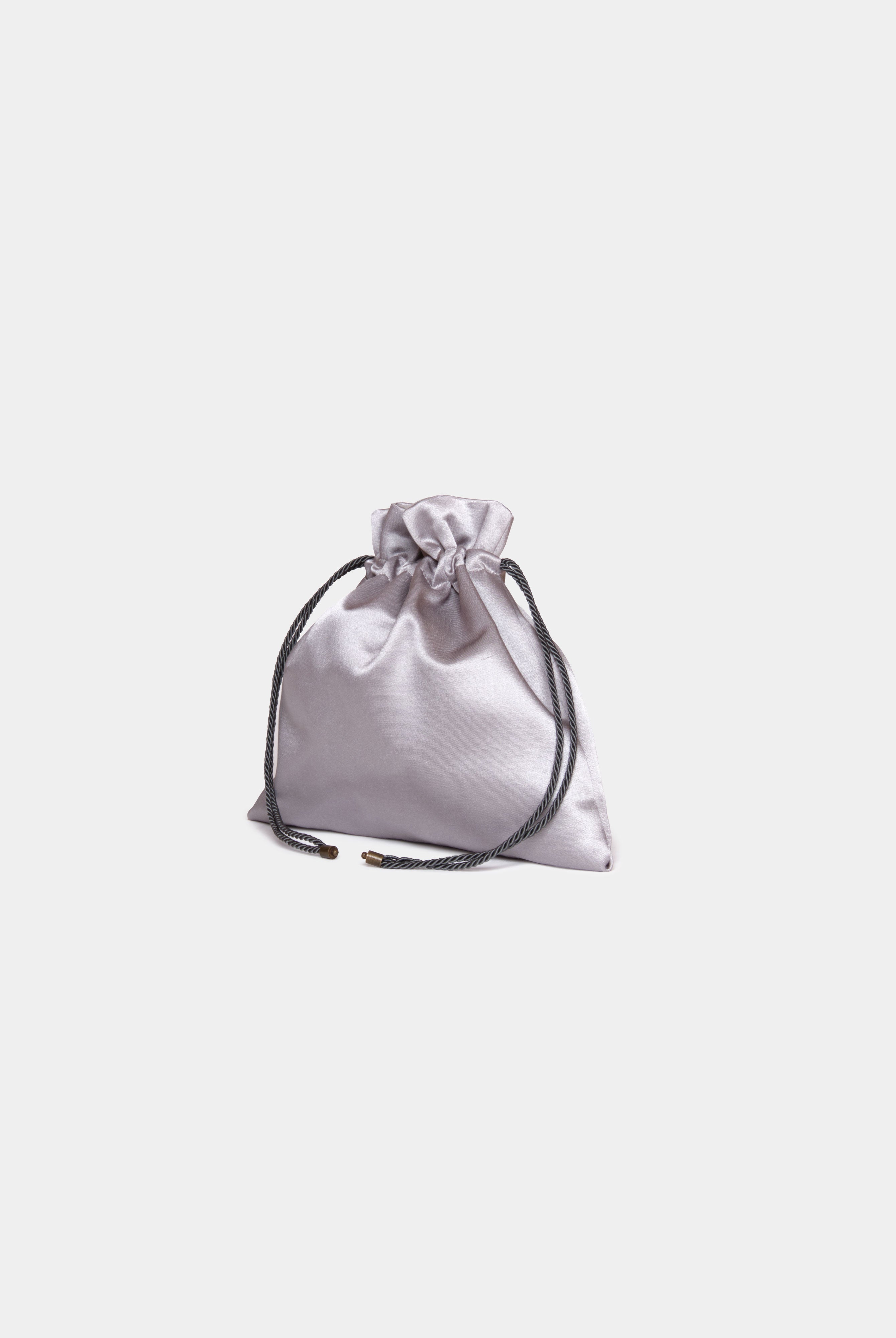 Annie Bag Pearl Grey in tessuto Amimi Milano