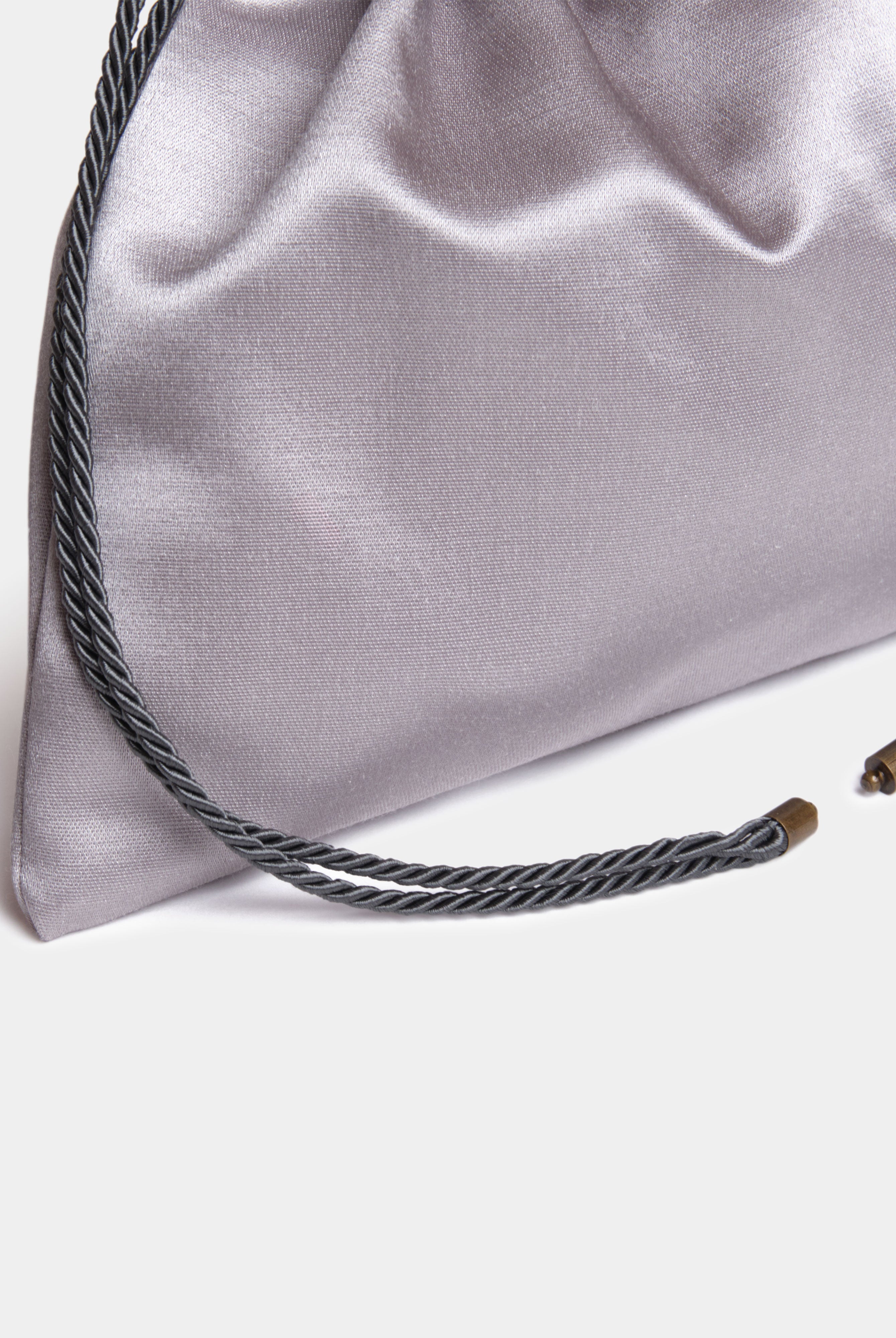 Annie Bag Pearl Grey in tessuto Amimi Milano
