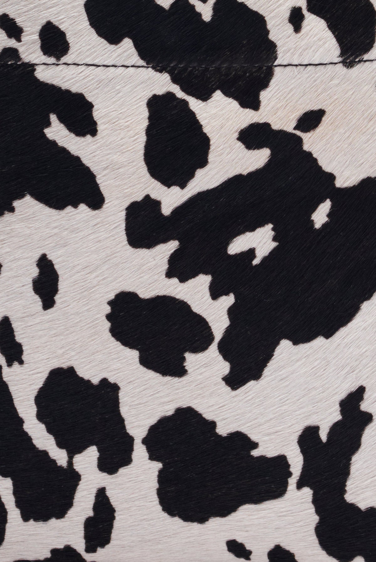 Lea Bag Black & White Pony borsa a spalla in pony bianco e nero Amimi Milano
