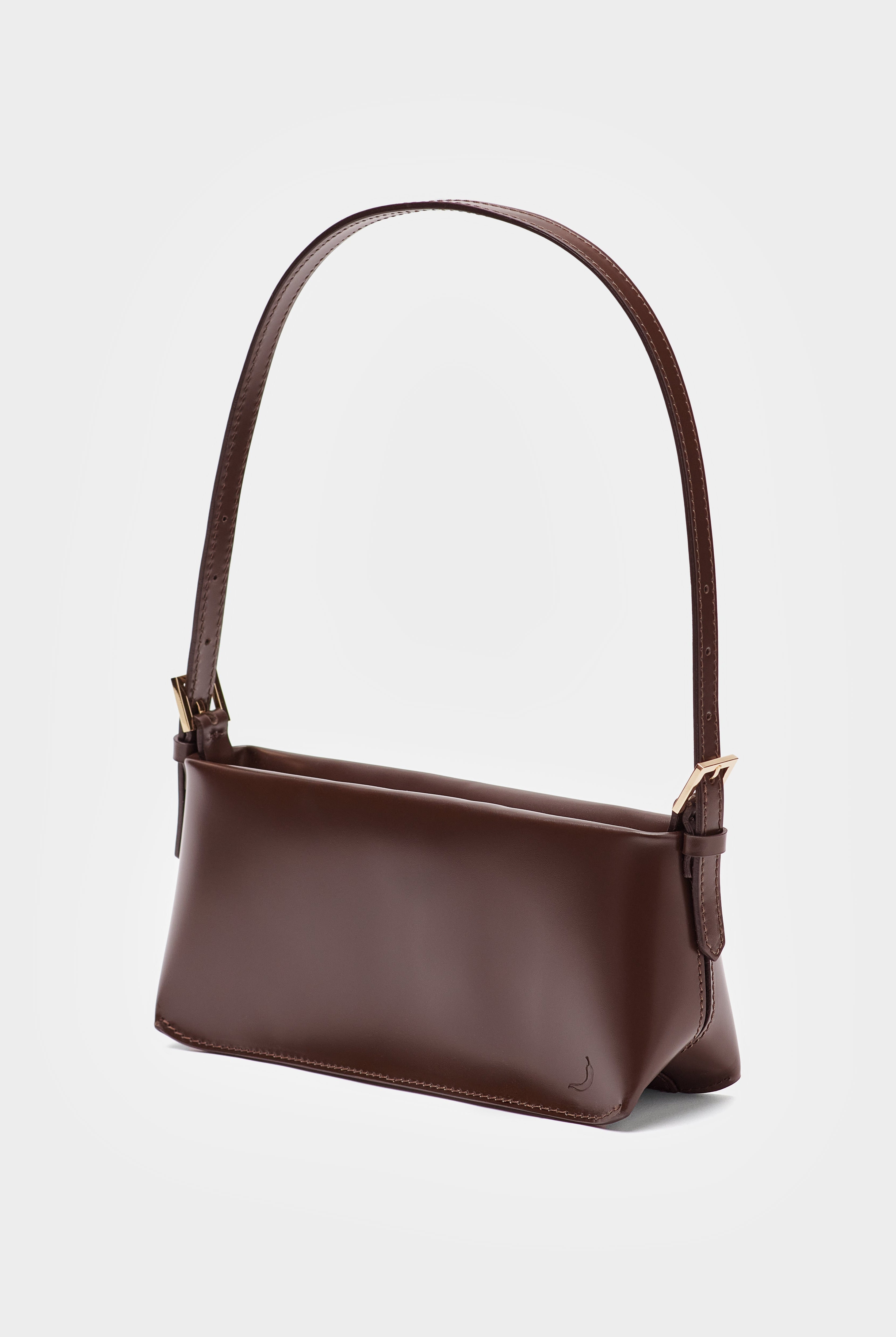 Valentina Bag Chocolate in pelle Amimi Milano