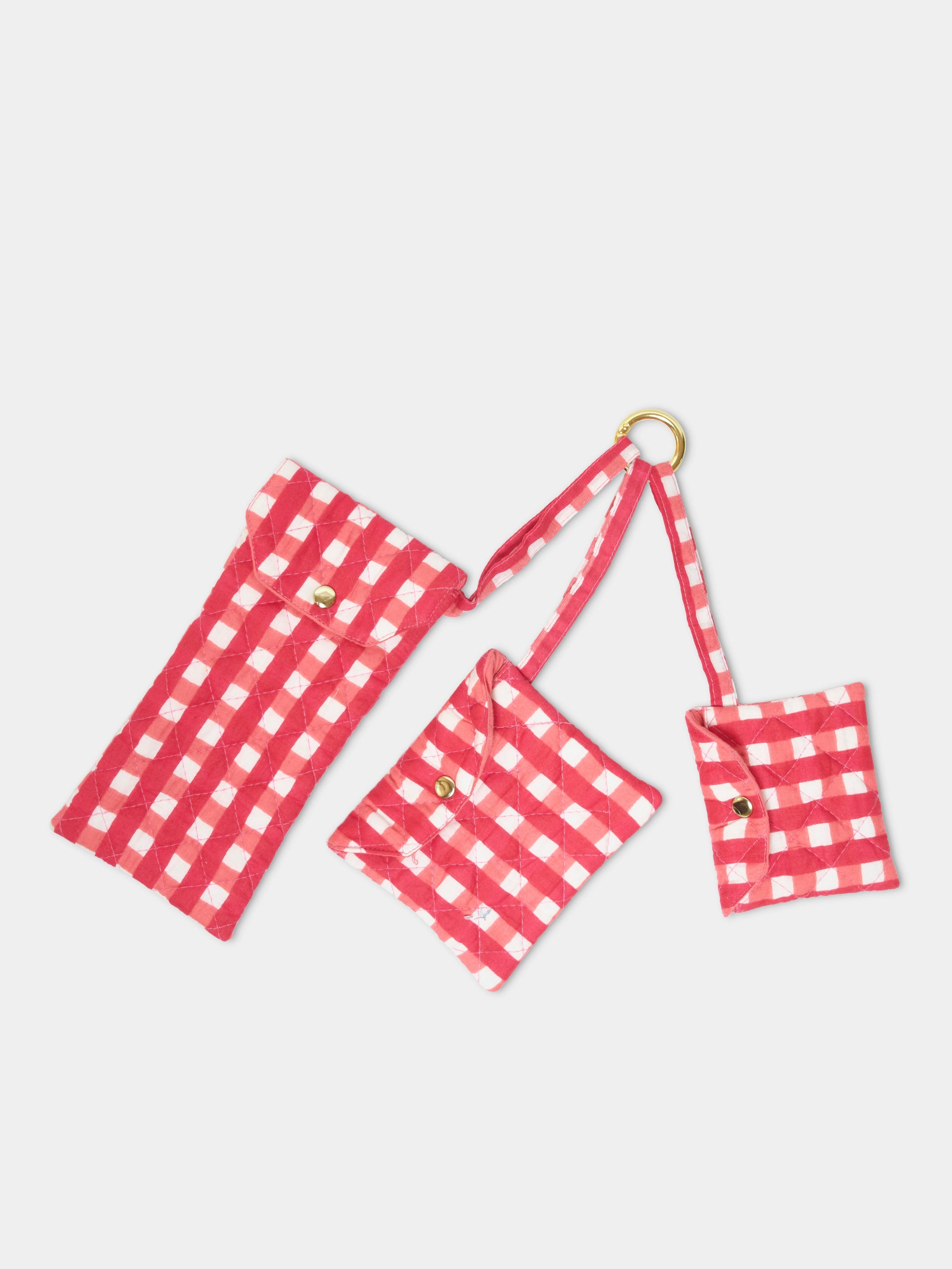 Amimi Cotton SET Cherry Pink accessori in cotone Amimi Milano