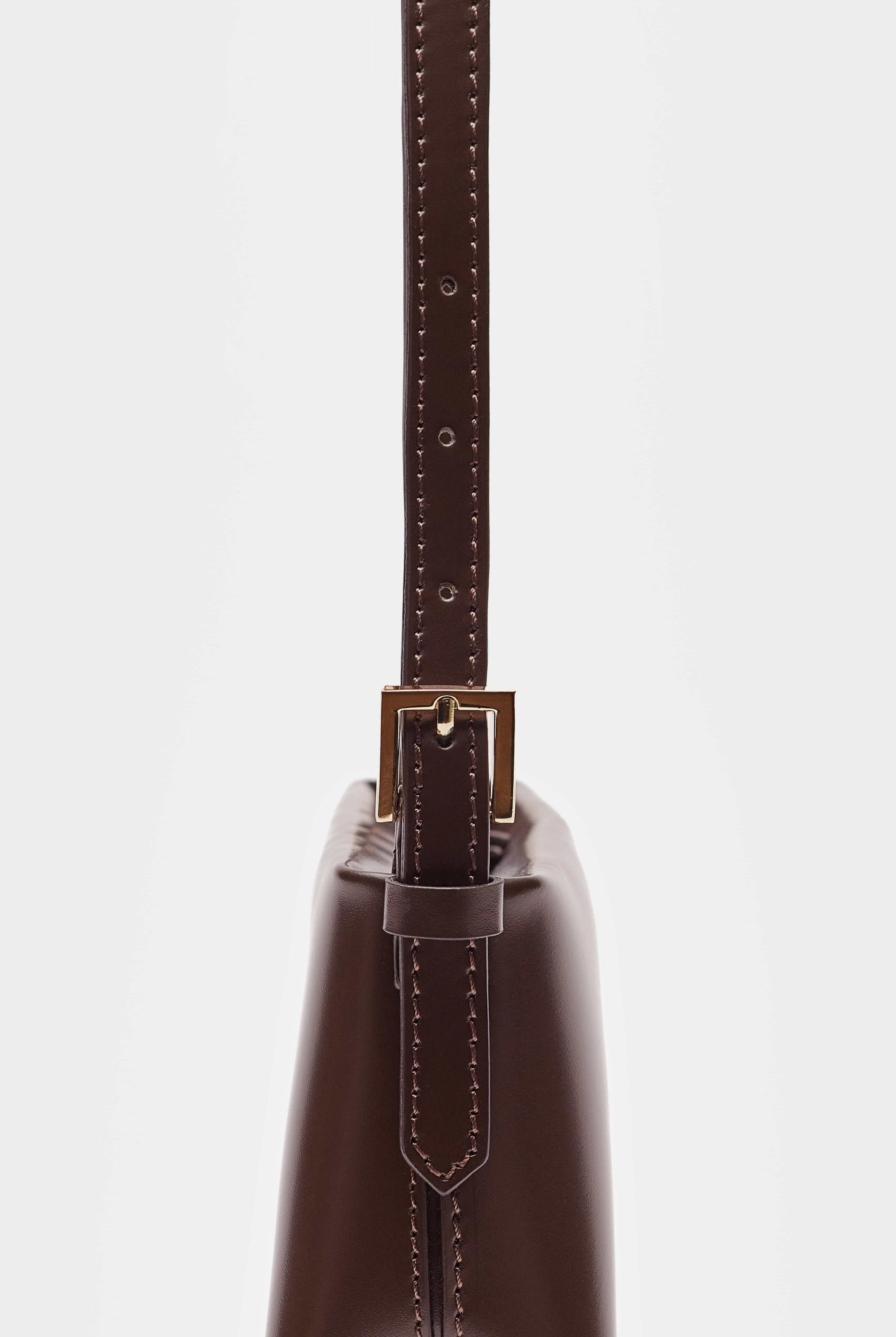 Valentina Bag Chocolate in pelle Amimi Milano