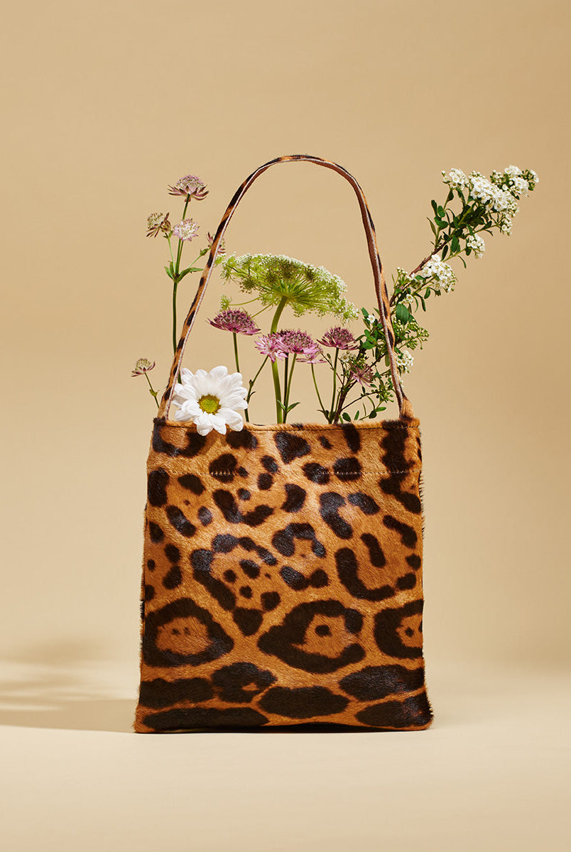 Lea Bag Savana Leopard Pony in pelle Amimi Milano