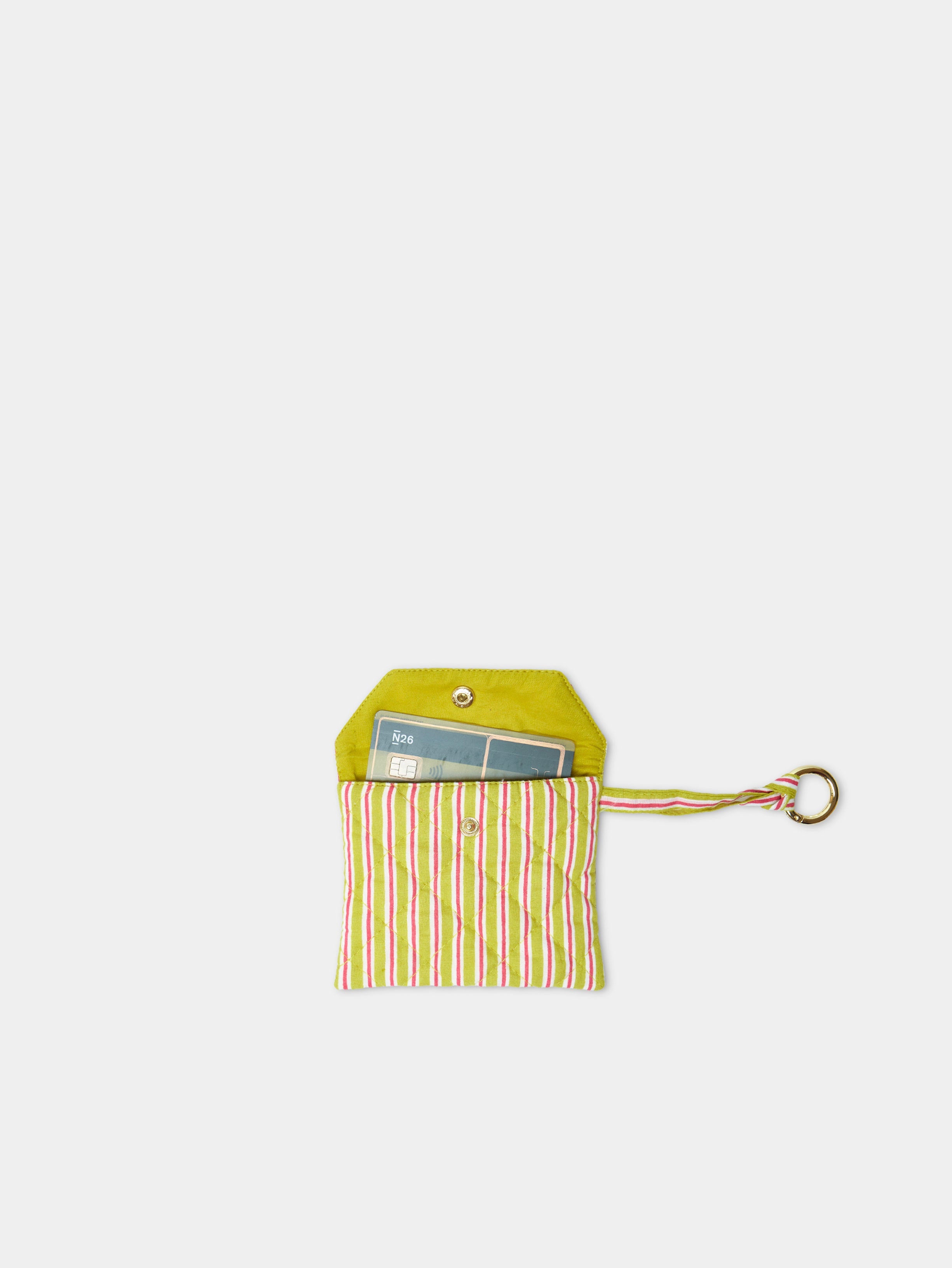 Mini Case Lime Pink vista laterale cotone Amimi Milano