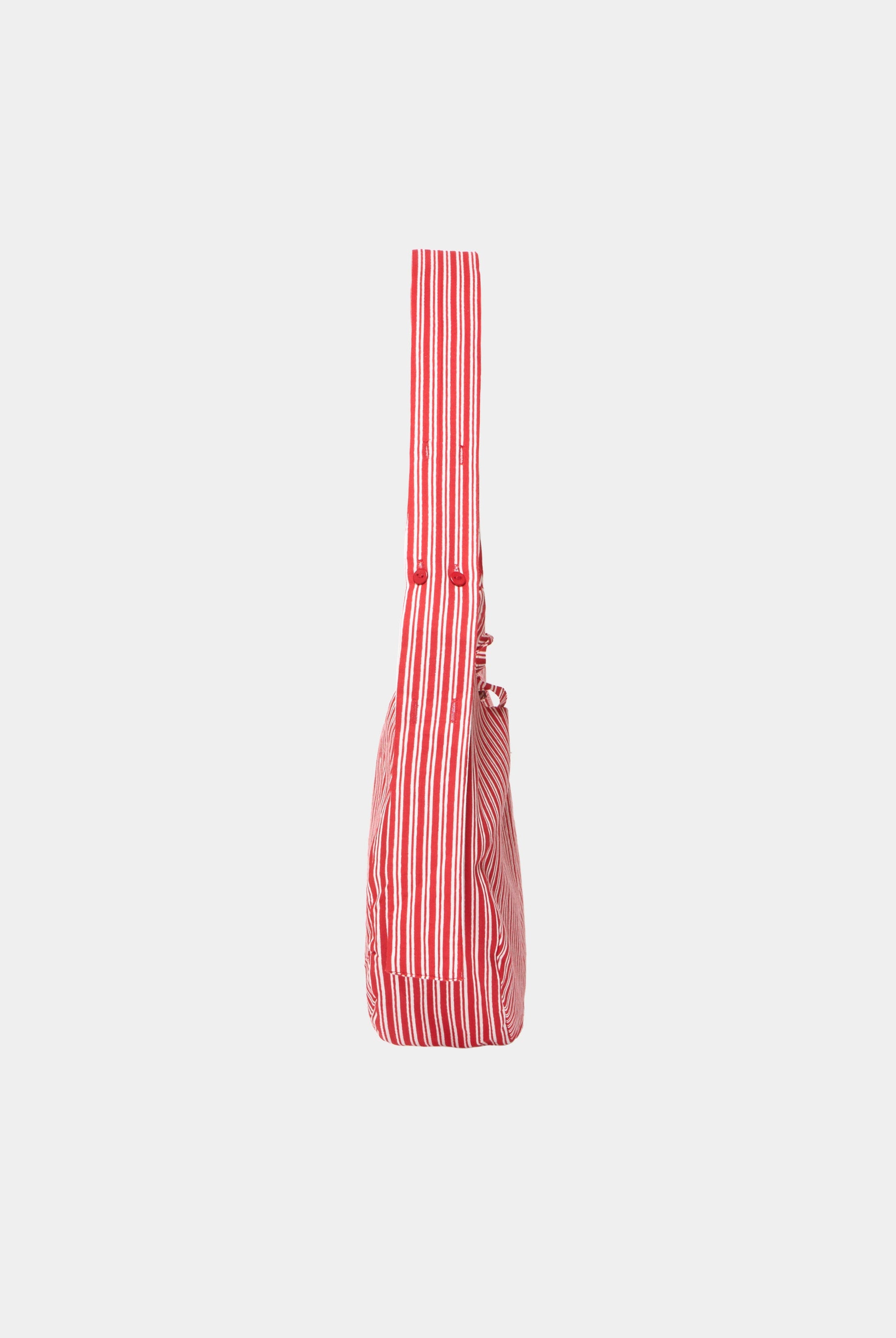 Nina Bag Maxi Red vista laterale cotone Amimi Milano