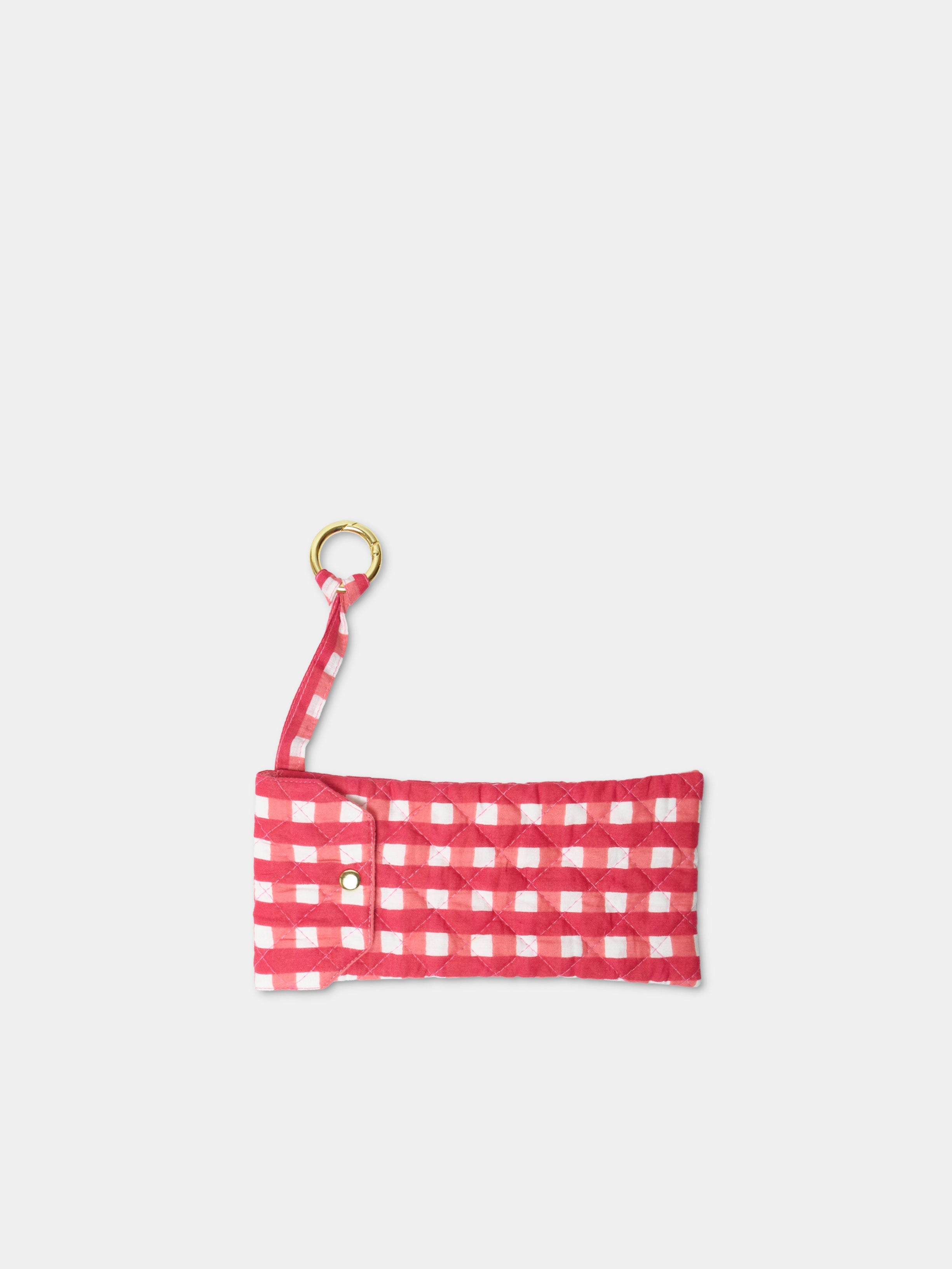 Sunglass Cover Cherry Pink accessorio in cotone naturale Amimi Milano