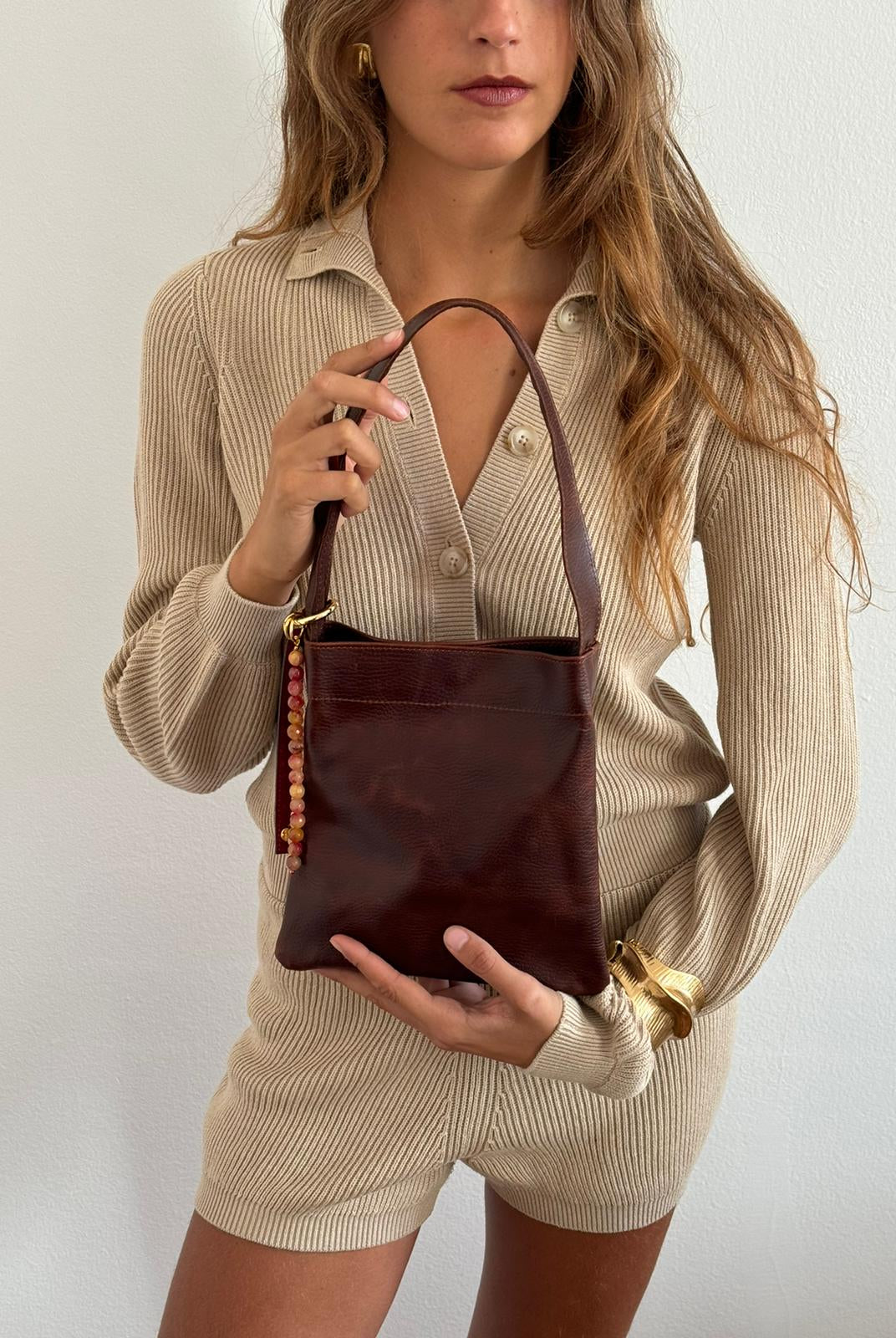 Lea Bag Toasted Leather in pelle Amimi Milano