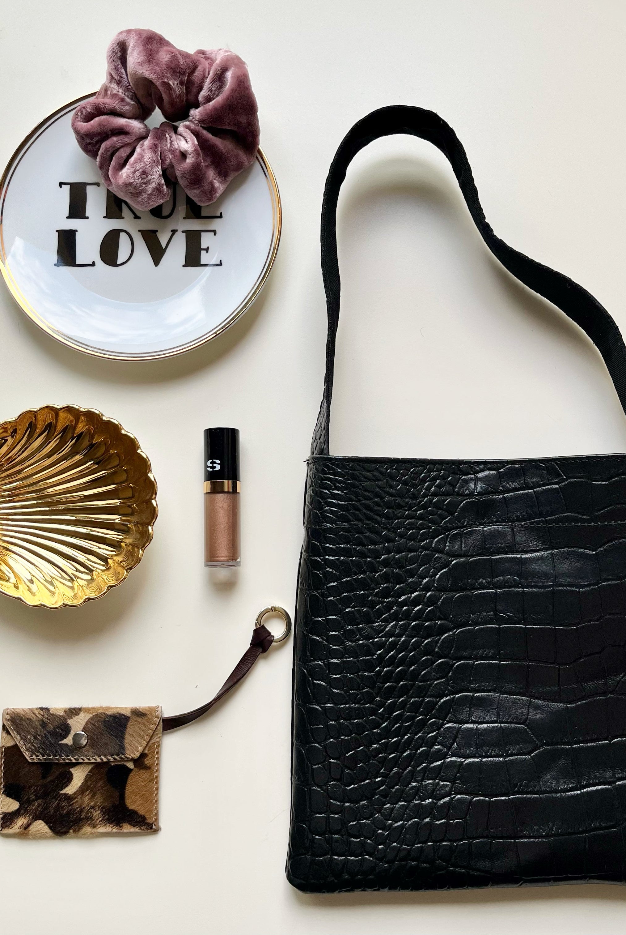 Lea Bag Black Cocco in pelle Amimi Milano