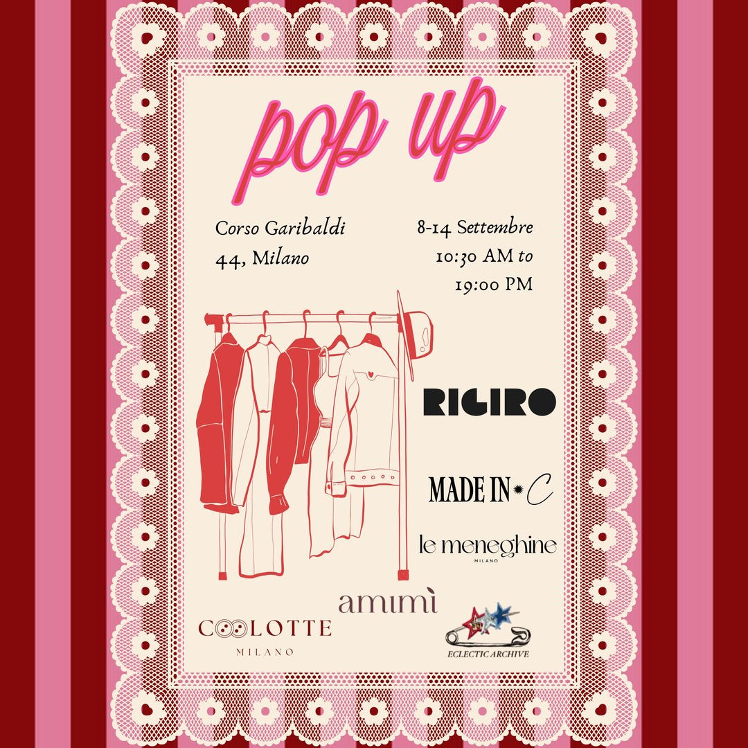 Pop-Up Amimì, Corso Garibaldi 44 Milano, 8-14 settembre