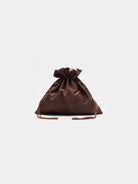 Annie Bag Brown Silk in tessuto Amimi Milano