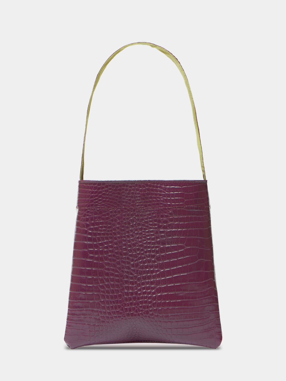 LEA BAG COCCO PURPLE in vera pelle stampa cocco Amimì Milano