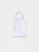 Agata Bag Embroidery White borsa da sera in organza ricamata Amimi Milano