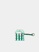 Airpods Case Forest Green vista laterale cotone Amimi Milano