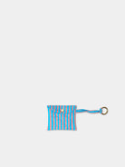 Airpods Case Light Blue accessorio in cotone naturale Amimi Milano
