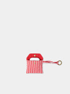 Airpods Case Red vista laterale cotone Amimi Milano