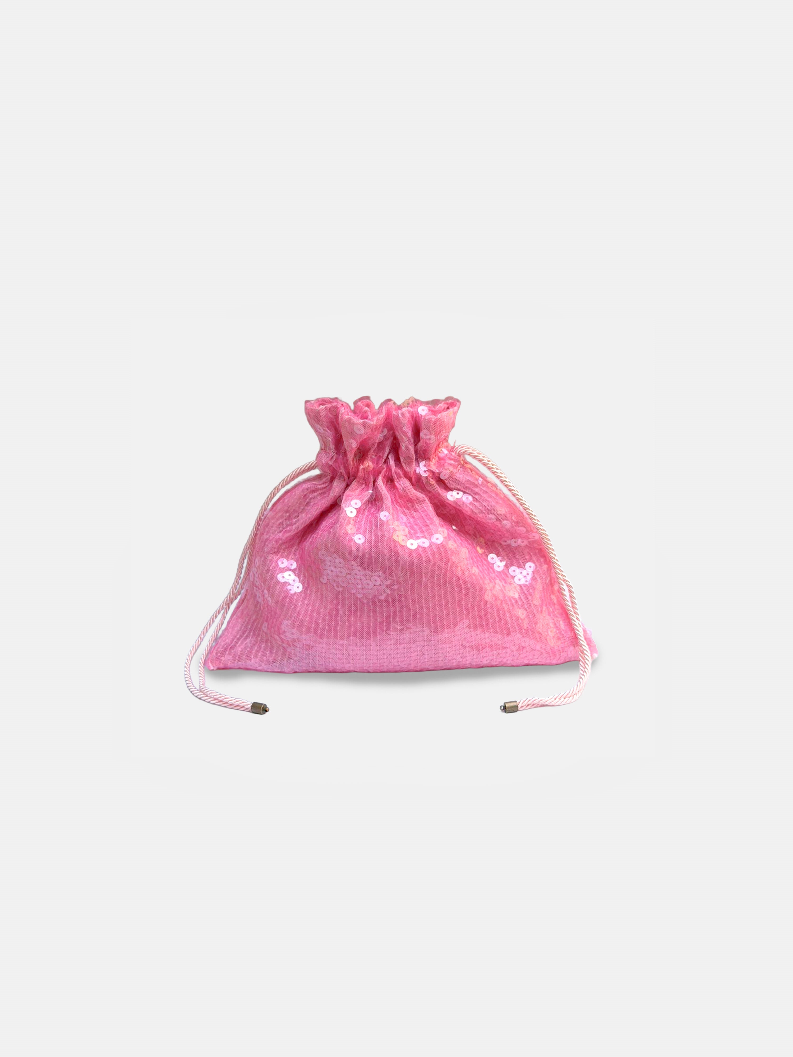 Annie Bag Paillettes Candy Pink mini bag da sera in paillettes Amimi Milano