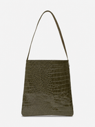 LEA BAG MAXI COCCO GREEN in vera pelle stampa cocco Amimì Milano