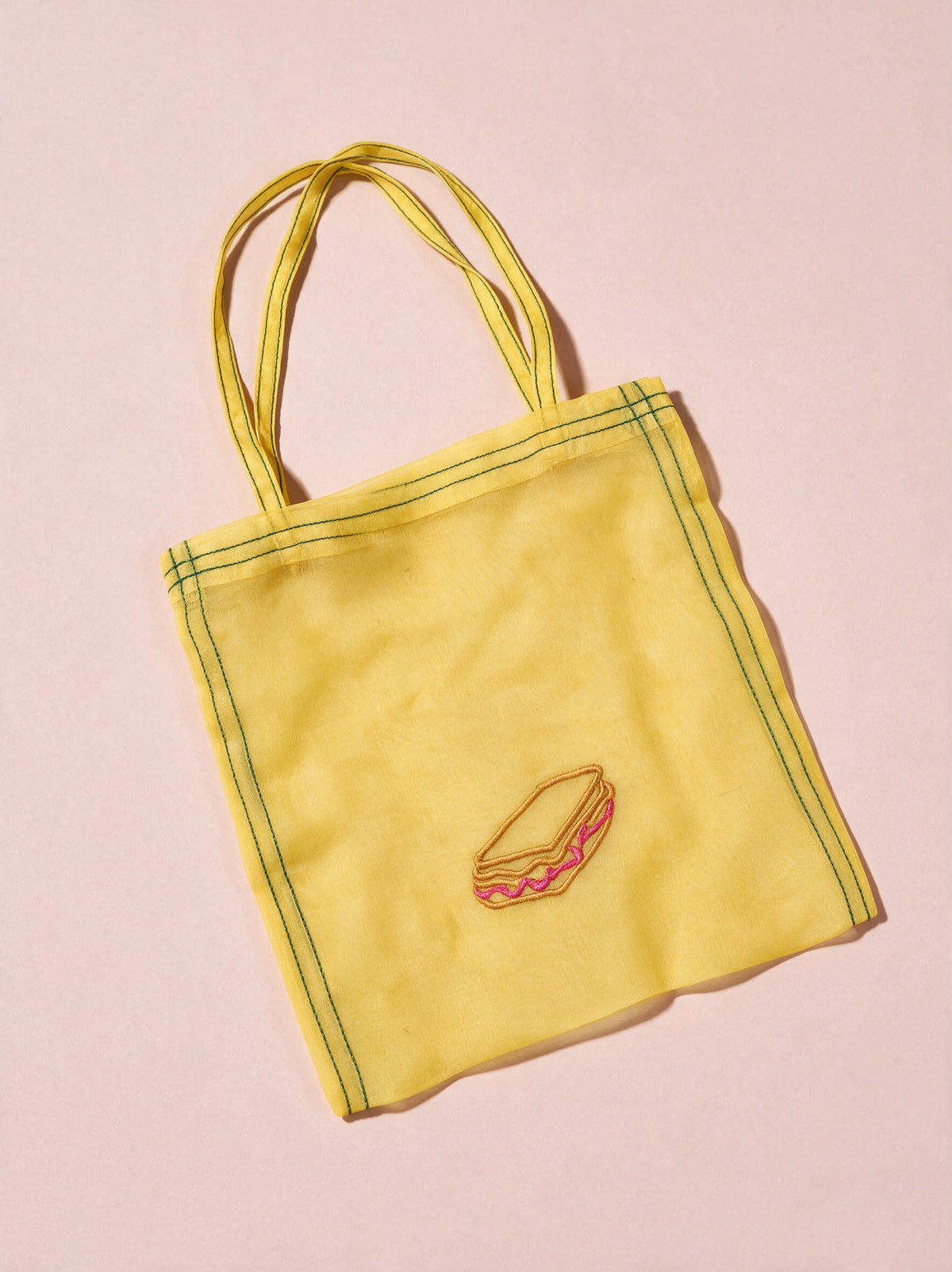 Galiano Toast Bag Butter Yellow organza giallo burro Amimì Milano