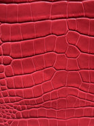 Lea Bag Cocco Red dettaglio pelle stampa cocco rossa Amimi Milano