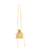 Maria Bag Burro Piercing borsa in pelle giallo burro con tracolla regolabile Amimi Milano