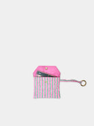 Mini Case Candy Pink vista laterale cotone Amimi Milano