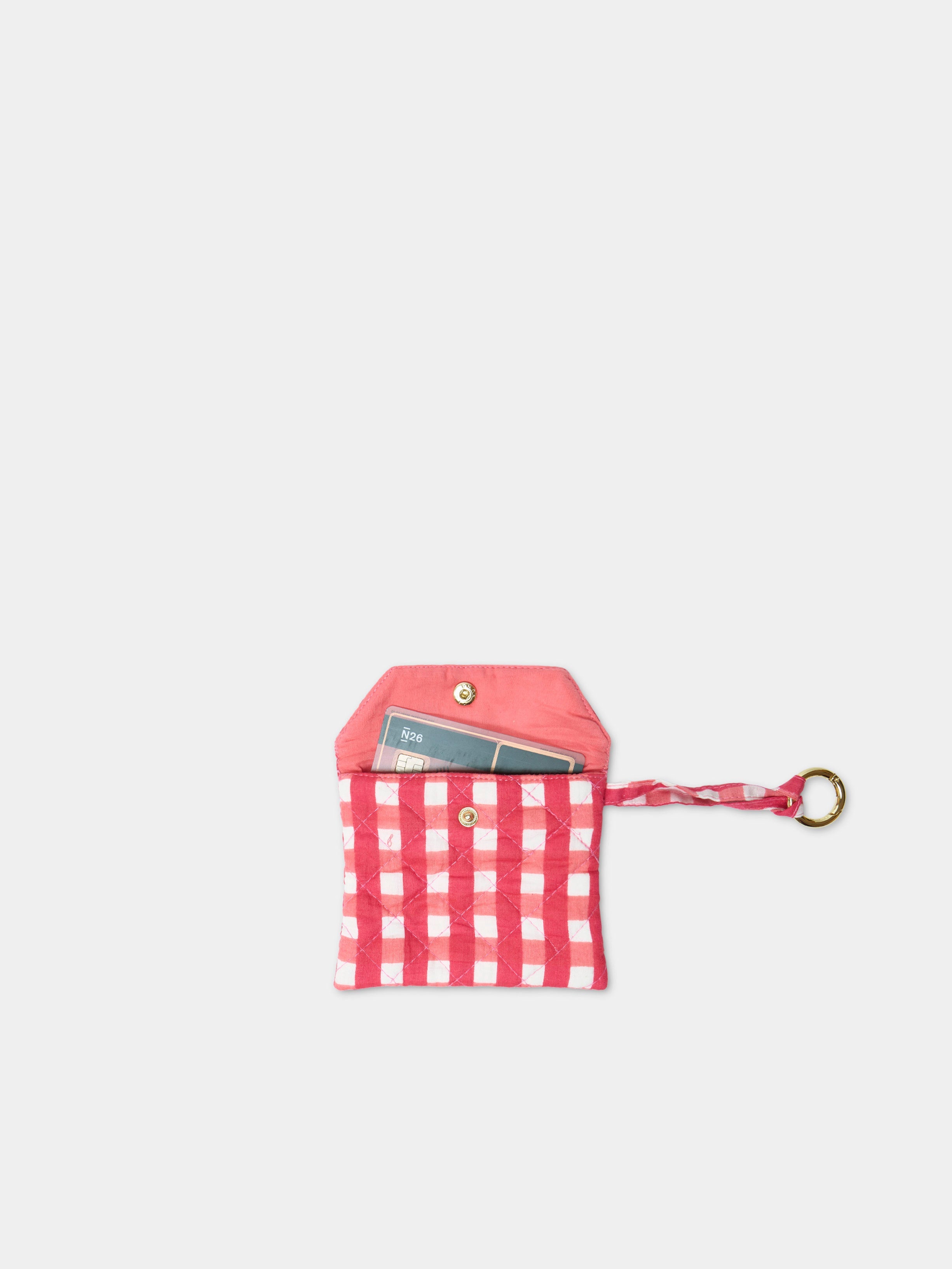 Mini Case Cherry Pink vista laterale cotone Amimi Milano