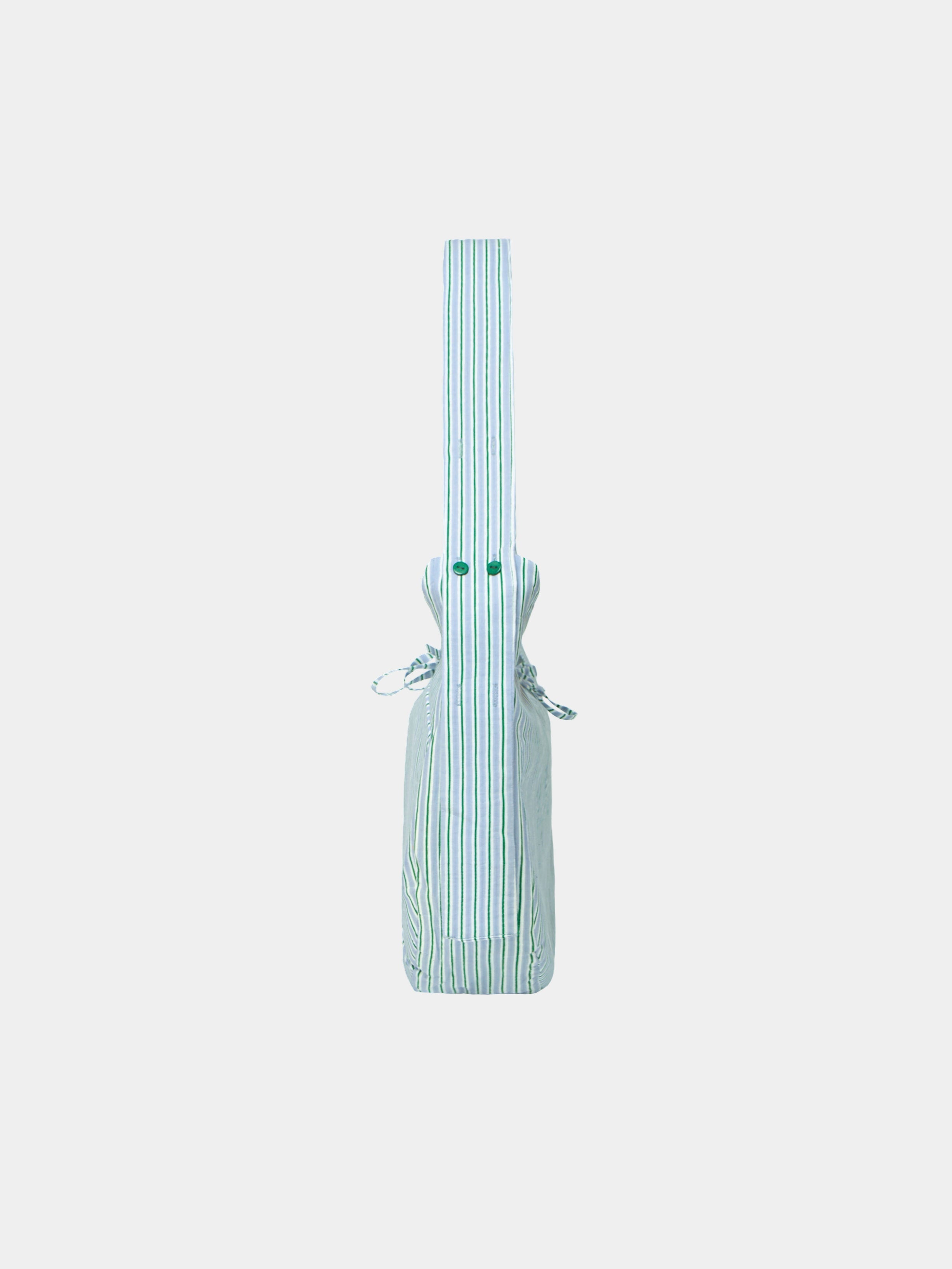 Nina Bag Ice vista laterale cotone Amimi Milano