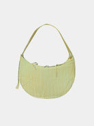 Nina Bag Maxi Jungle Green accessorio in cotone naturale Amimi Milano
