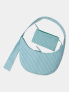 Nina Bag Maxi Ice dettaglio tessuto cotone Amimi Milano