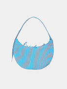 Nina Bag Maxi Light Blue accessorio in cotone naturale Amimi Milano