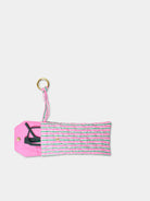 Sunglass Cover Candy Pink vista laterale cotone Amimi Milano