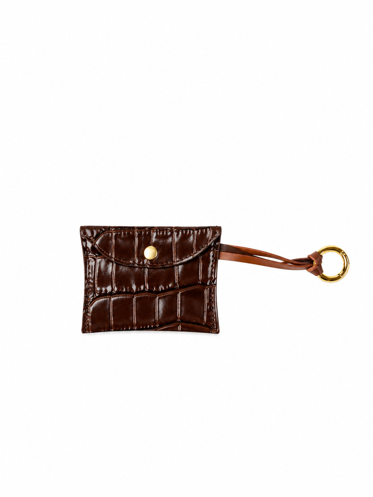 AirPods Case Cocco Brown pelle cocco marrone Amimì Milano