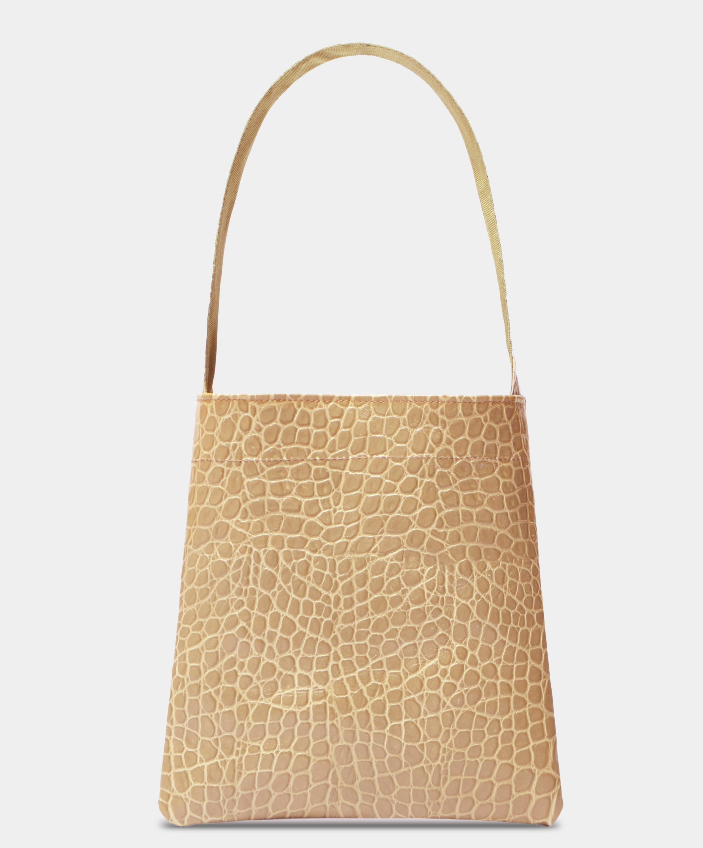 Lea Bag Cocco Beige in pelle Amimi Milano