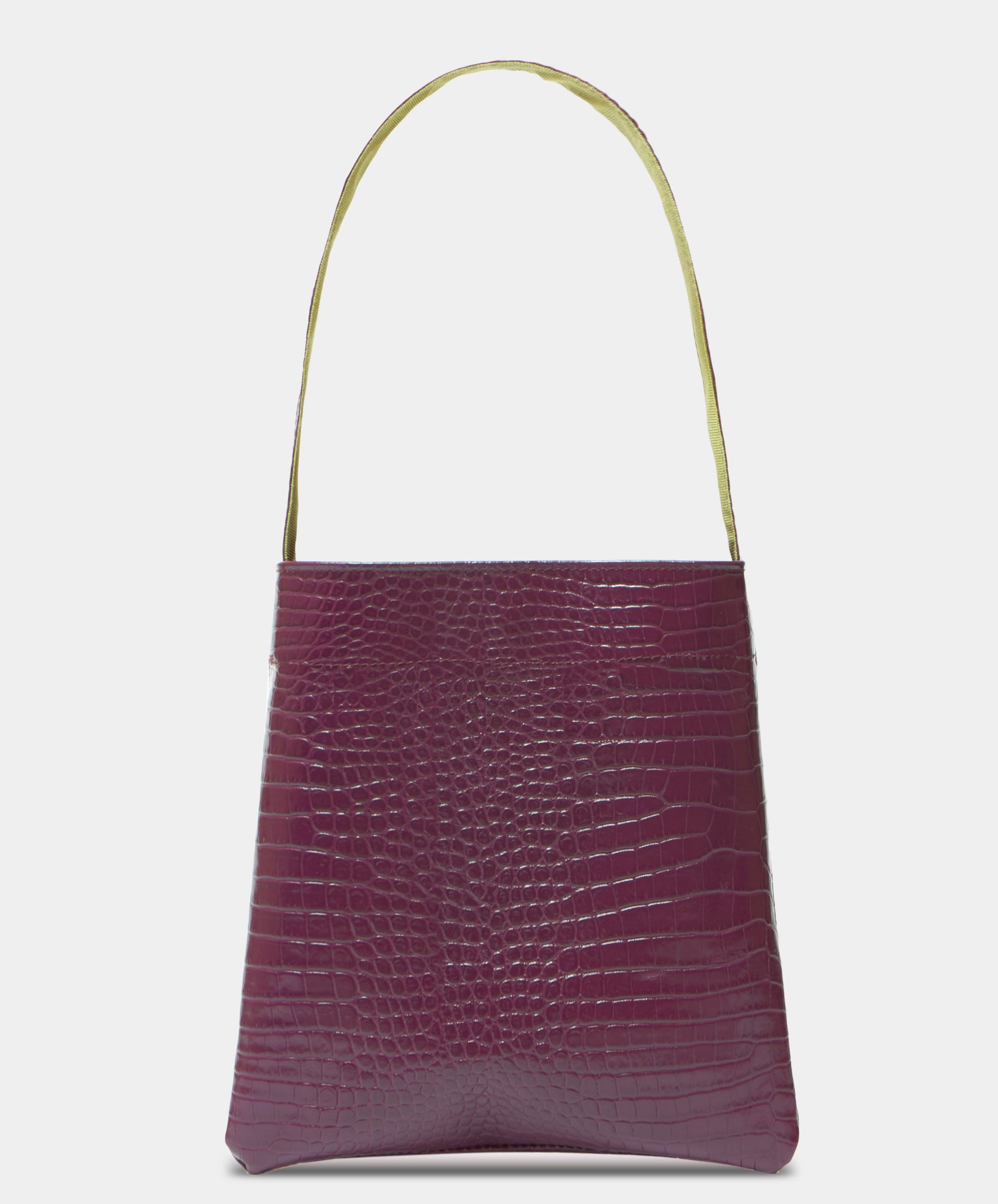 LEA BAG COCCO PURPLE in vera pelle stampa cocco Amimì Milano